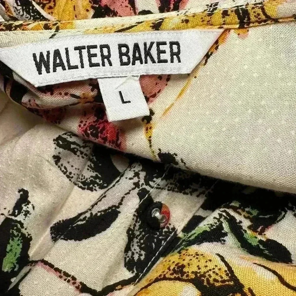 Walter Baker - Nevilla floral-print jacquard mini dress - Size L - Picture 9 of 11